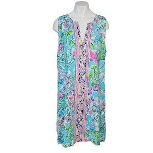 Lilly Pulitzer Kelby Stretch Shift Dress, Multi Colour, Resortwear, Vacation, 10
